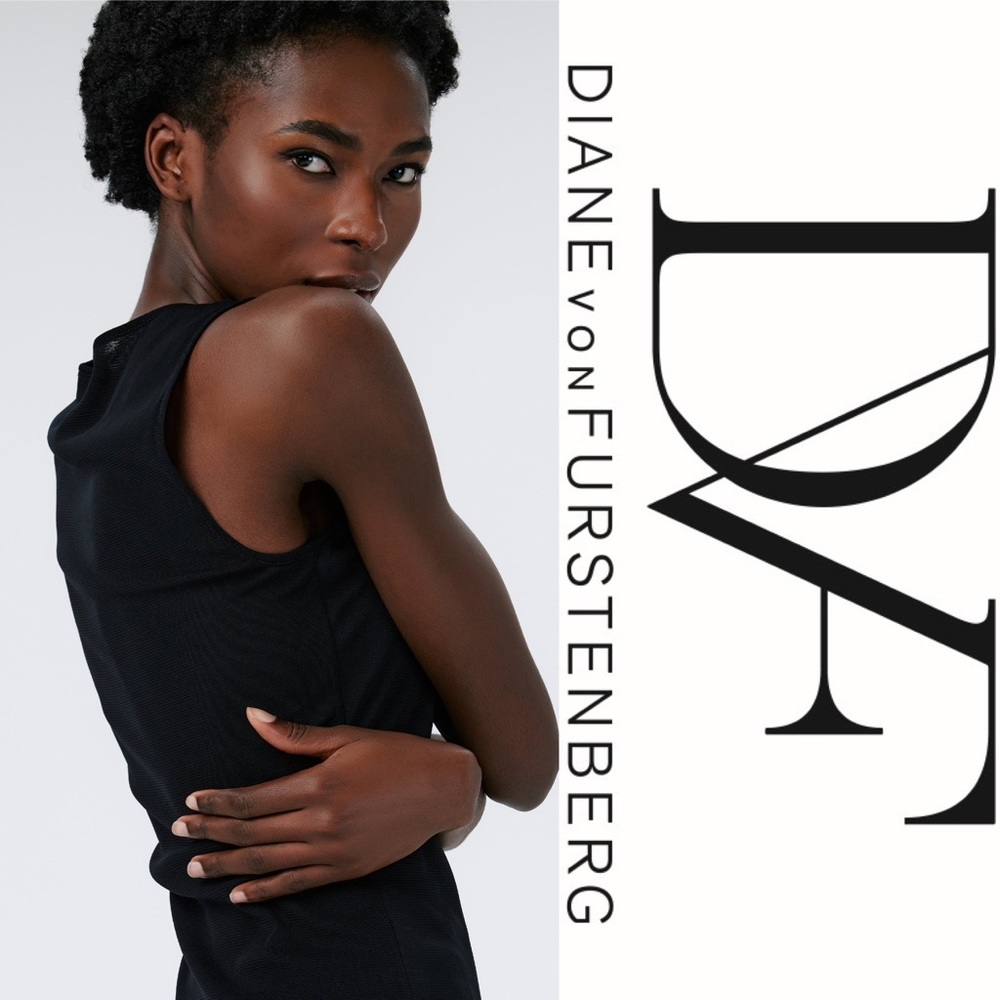 DVF • Sleeveless Rib Knit Sweater